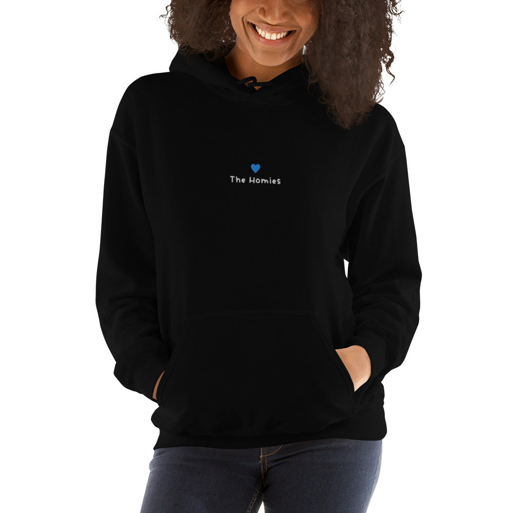 Homies Blue Heart Unisex Hoodie