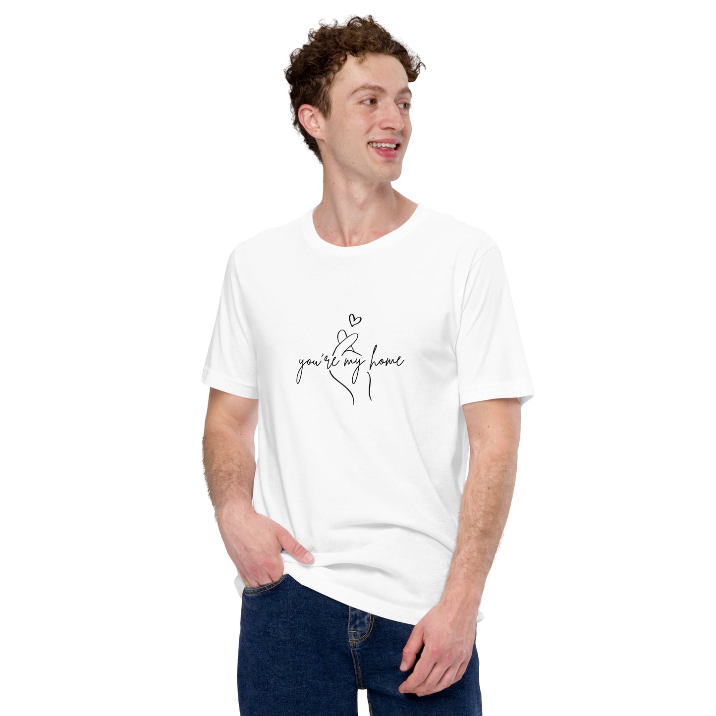 My Home Finger Heart Unisex t-shirt