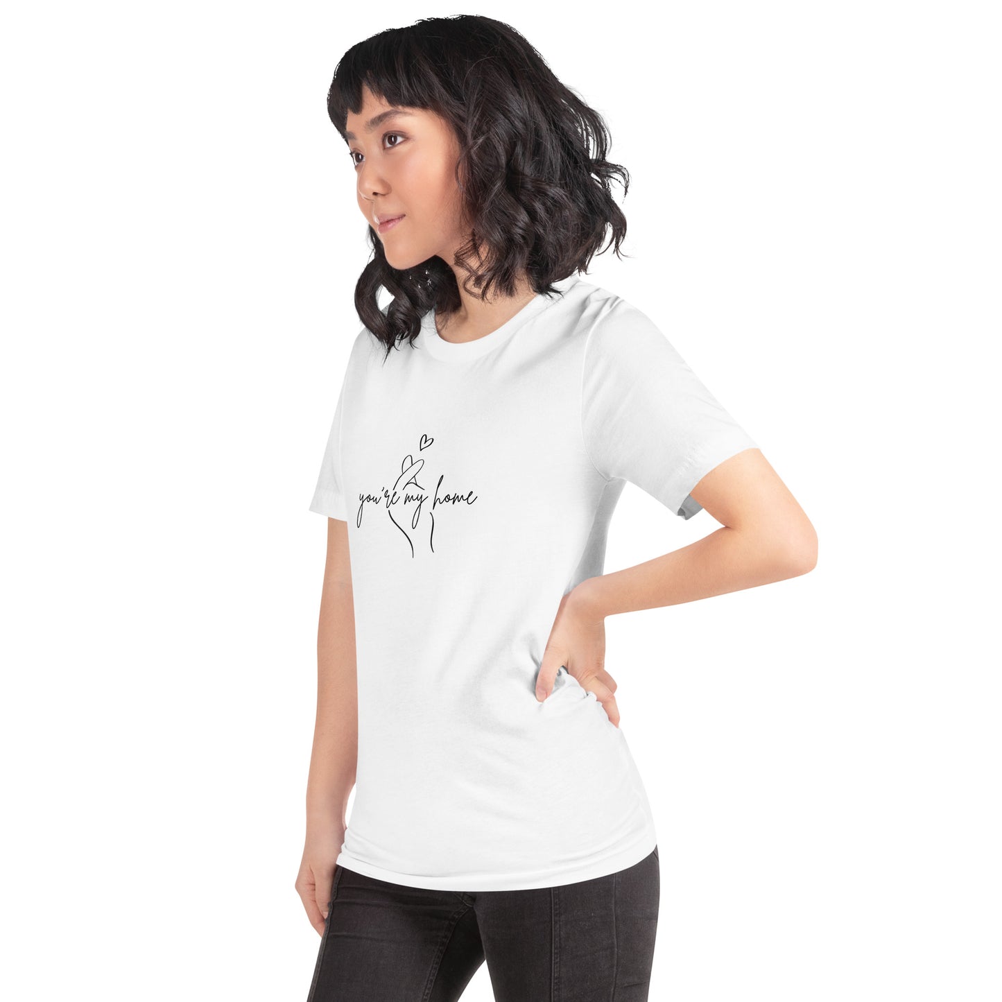 My Home Finger Heart Unisex t-shirt