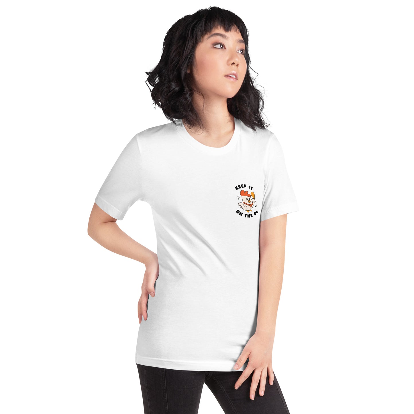 Chicken On The DL Unisex t-shirt