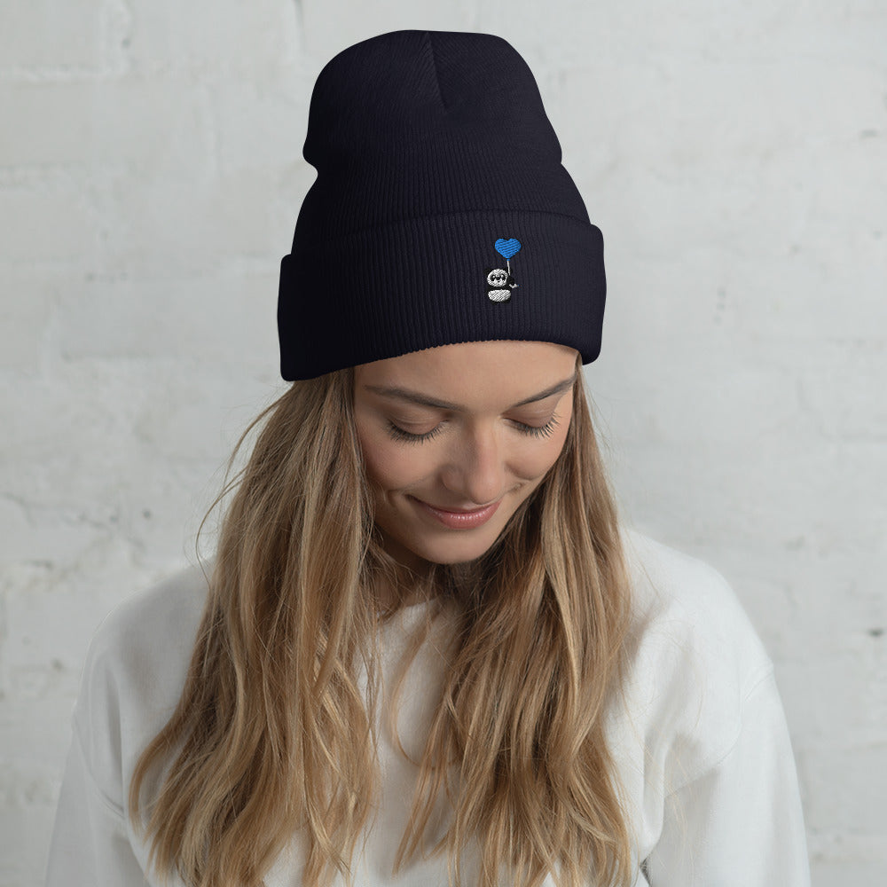Homies Panda Cuffed Beanie