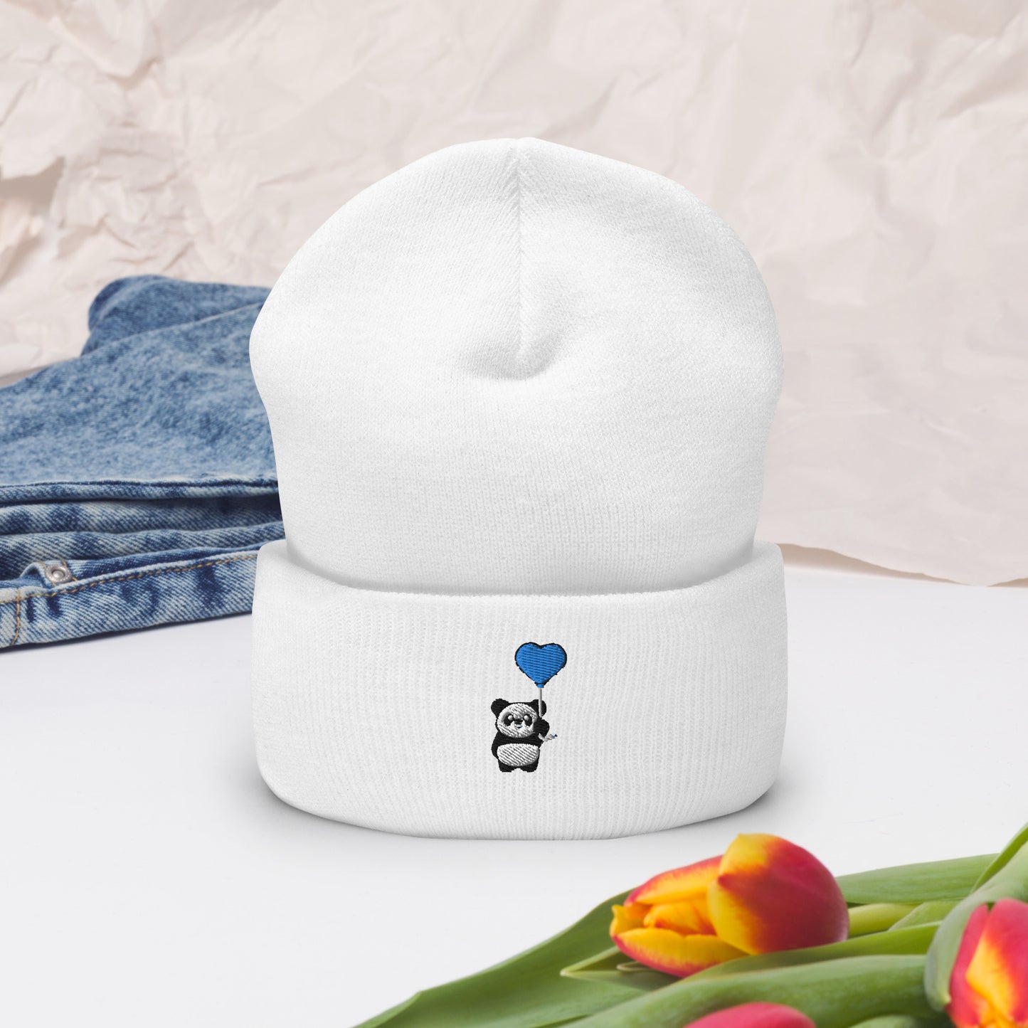 Homies Panda Cuffed Beanie