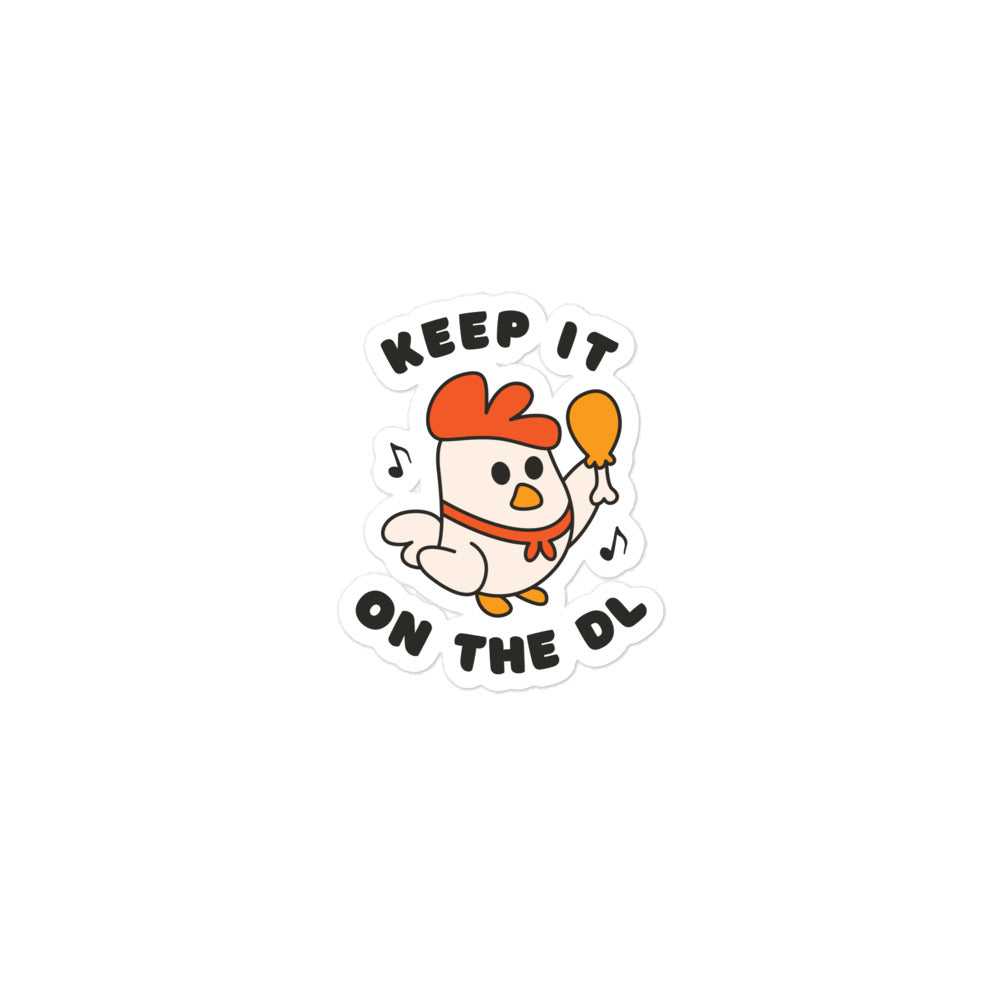 Chicken on the DL Stickers