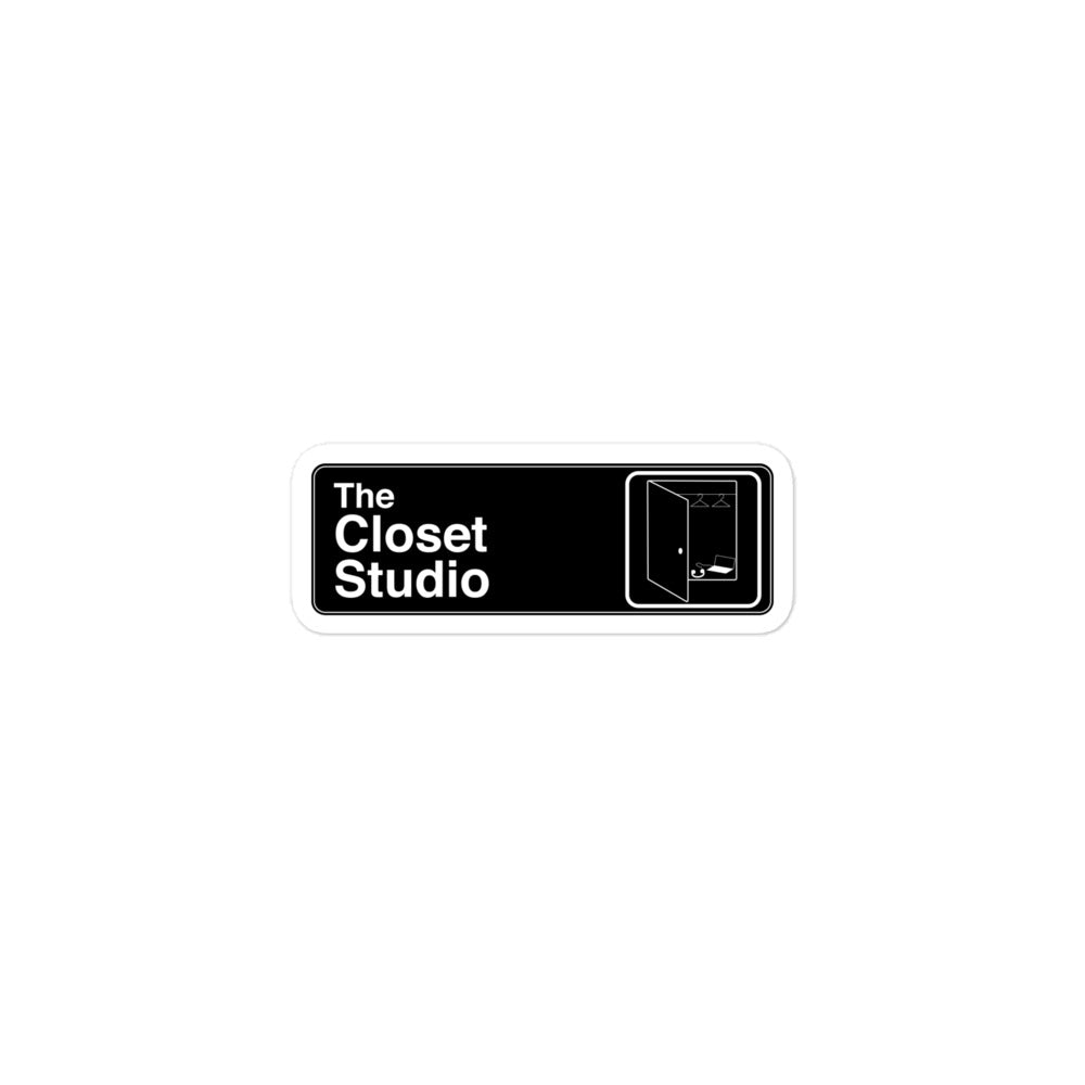 The Closet Studio Bubble-free stickers
