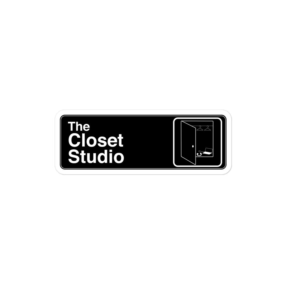 The Closet Studio Bubble-free stickers