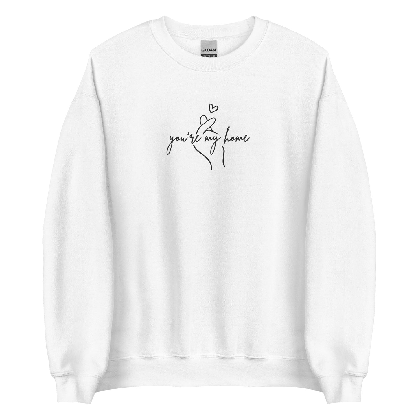 You're My Home Finger Heart Unisex Sweatshirt