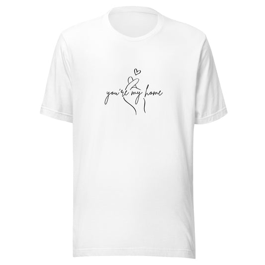 My Home Finger Heart Unisex t-shirt