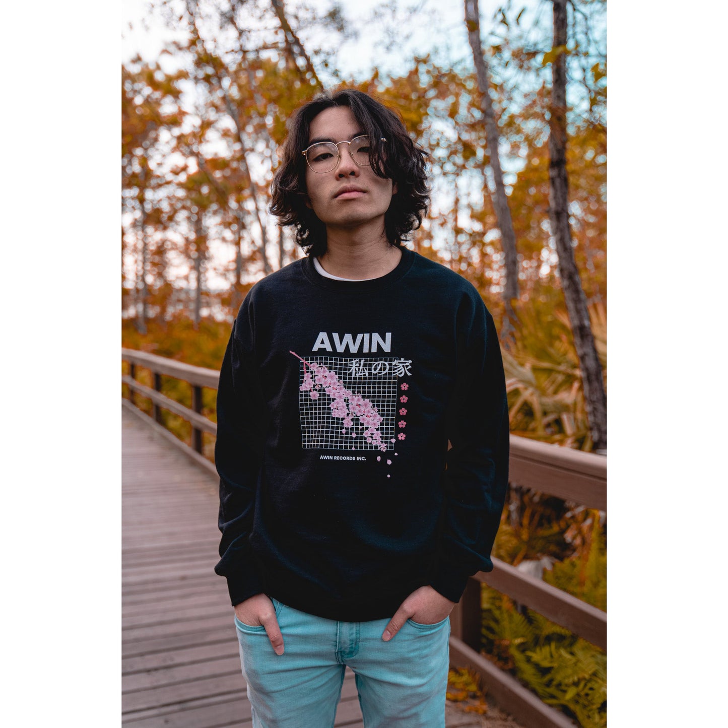 AWIN Cherry Blossom Unisex Sweatshirt