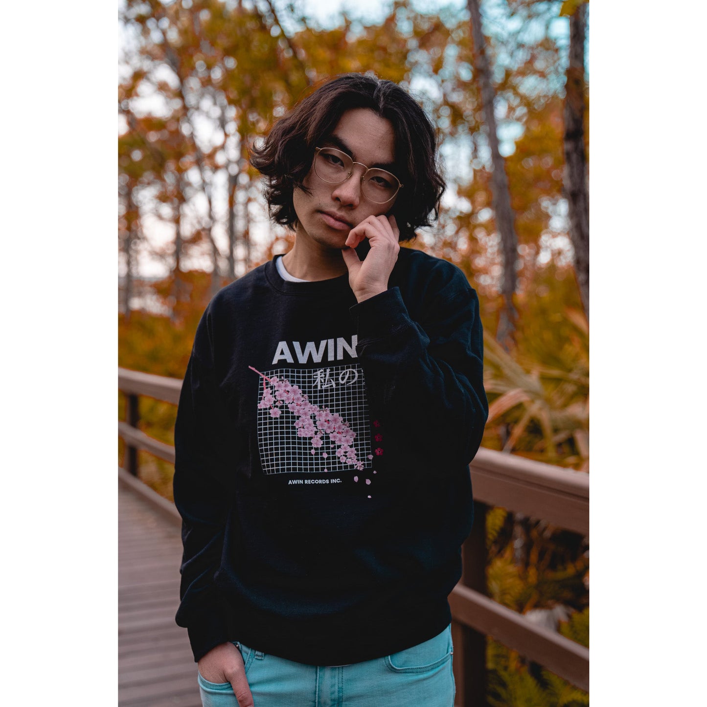 AWIN Cherry Blossom Unisex Sweatshirt