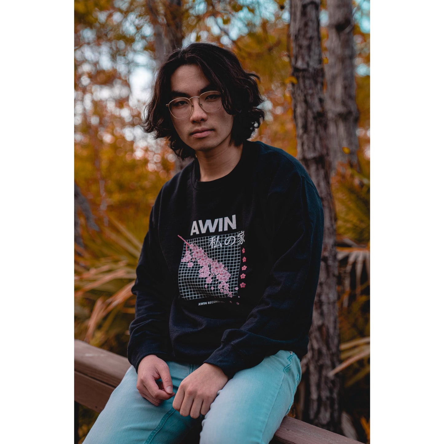 AWIN Cherry Blossom Unisex Sweatshirt