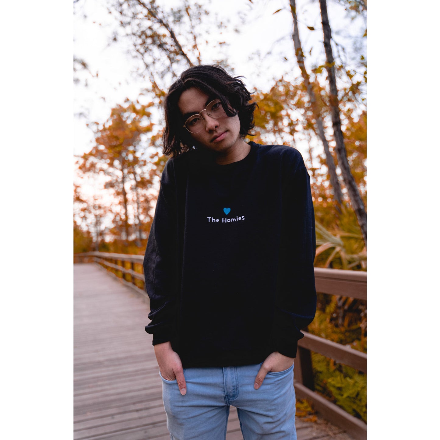 Homies Blue Heart Unisex Sweatshirt