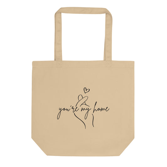 My Home Finger Heart Eco Tote Bag