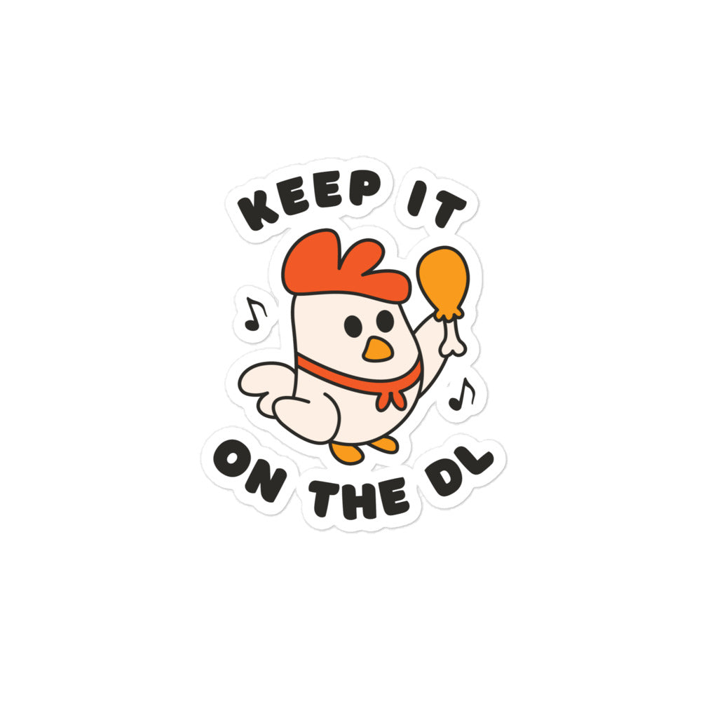 Chicken on the DL Stickers