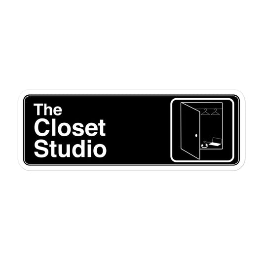 The Closet Studio Bubble-free stickers