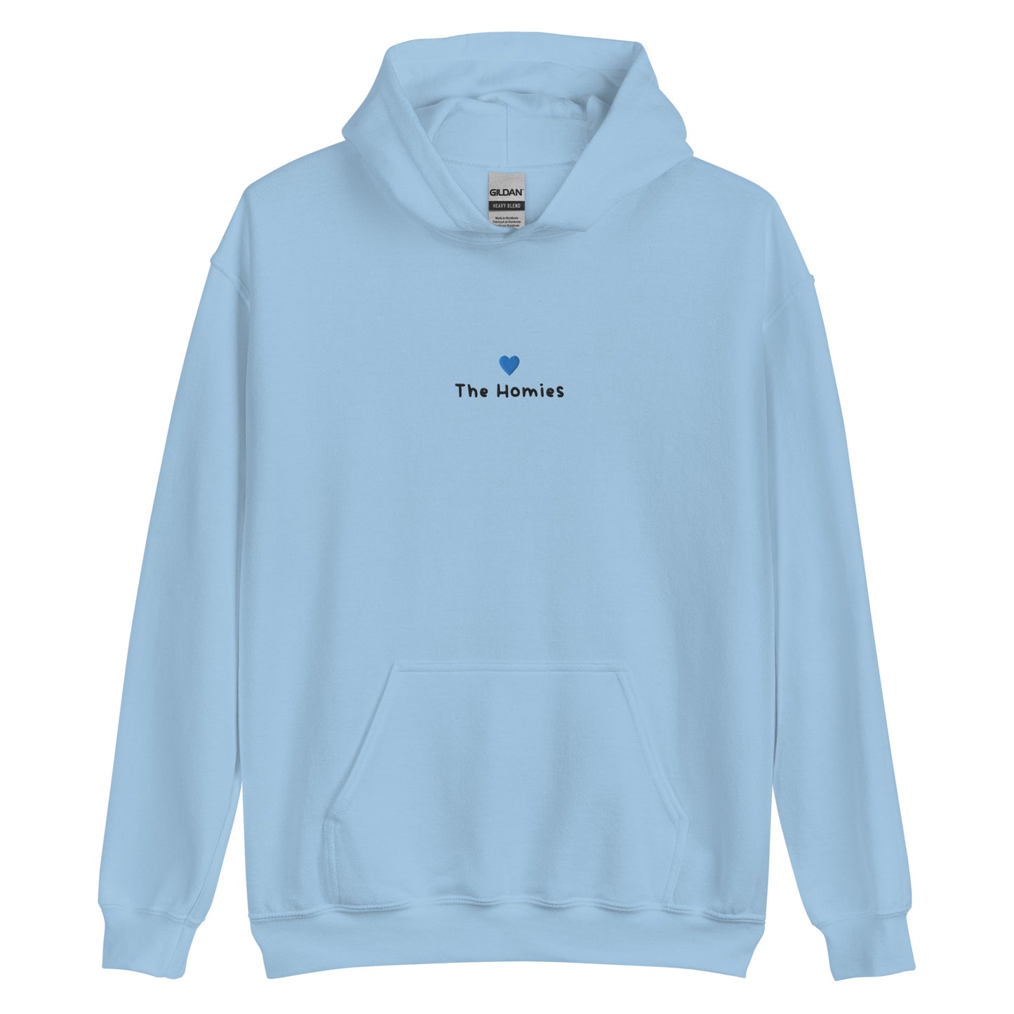 Homies Blue Heart Unisex Hoodie